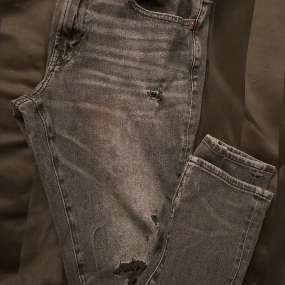 American Eagle Outfitters Men's Charcoal Skinny Jeans